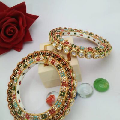 Meenakari And Jadau Bangle