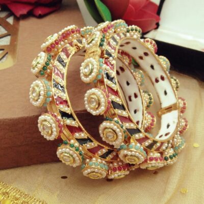 Meenakari And Jadau Bangle