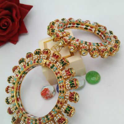 Meenakari And Jadau Bangle