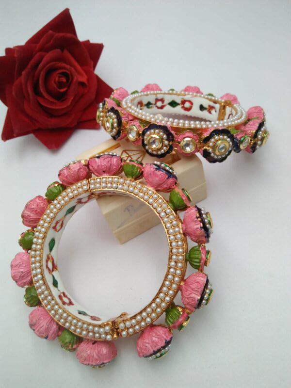Meenakari And Jadau Bangle