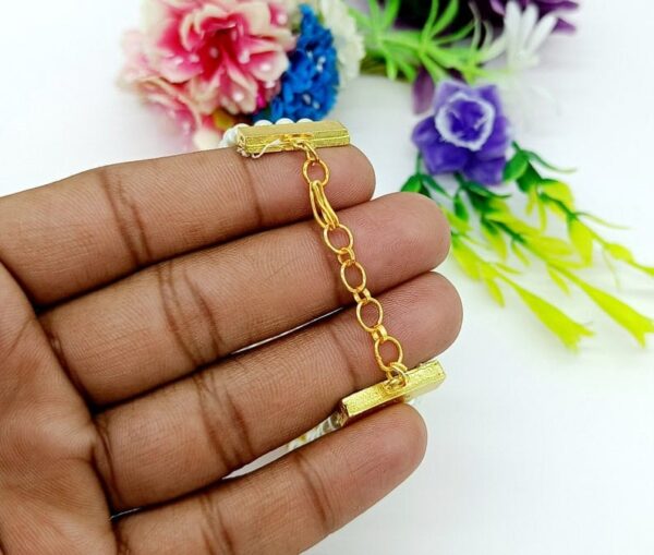Beaded Kundan Bracelet - Image 6