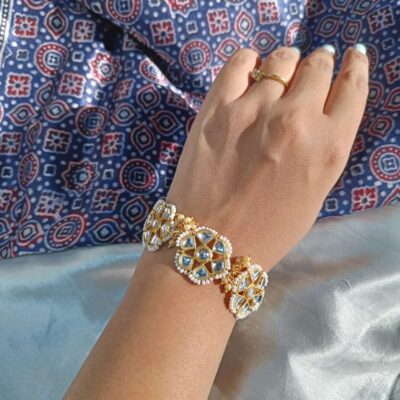 Beaded Kundan Bracelet