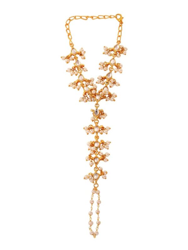 Beaded Kundan Hathphool (Pack Of 2) - Image 3