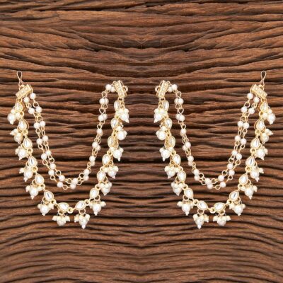 Kundan Polki  Ear Chain