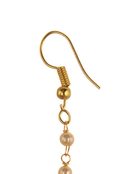 Gold Tone Kundan Maangtika - Image 3