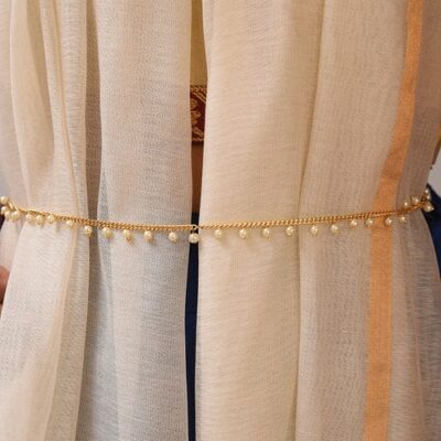 Gold Tone Kamarbandh West Belt