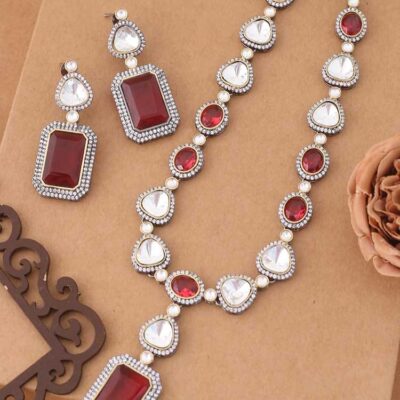 Sabyasachi Ruby Red Necklace