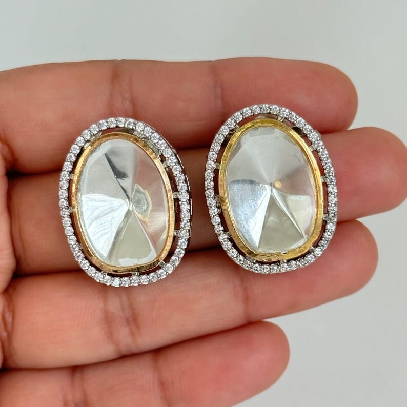 Kiara Advani Inspired Polki Stud - Image 4