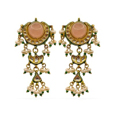 Uncut Kundan Polki Earrings