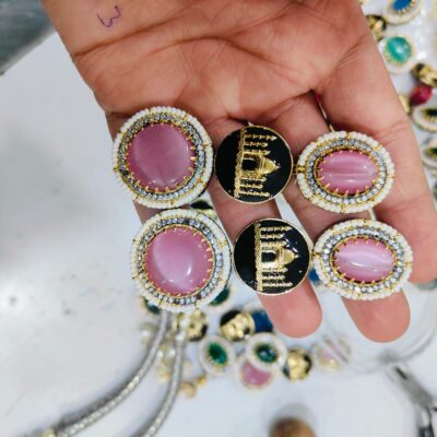 Uncut Kundan Polki Earrings