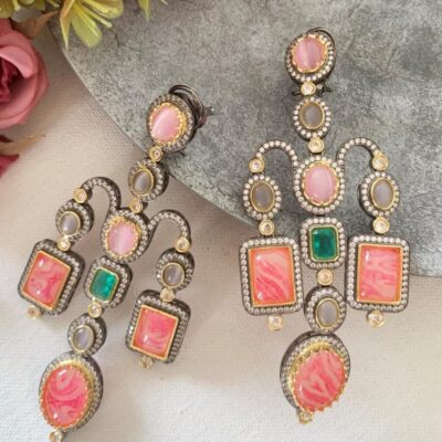 Uncut Kundan Polki Earrings
