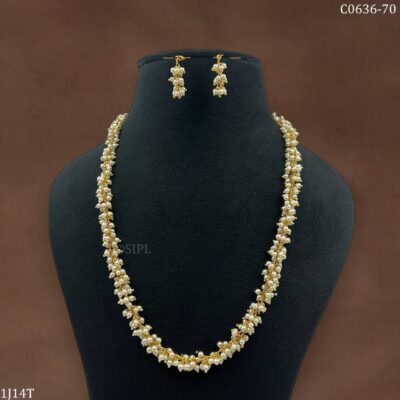 Long Pearl Necklace
