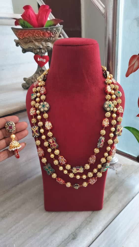 Multi Beads Necklace - Image 3