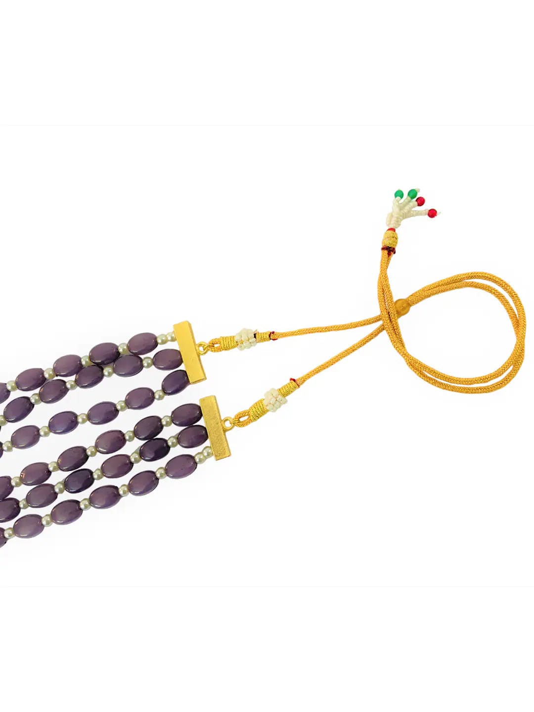 Gold Plated Alloy Earring and Necklace Set - Image 6