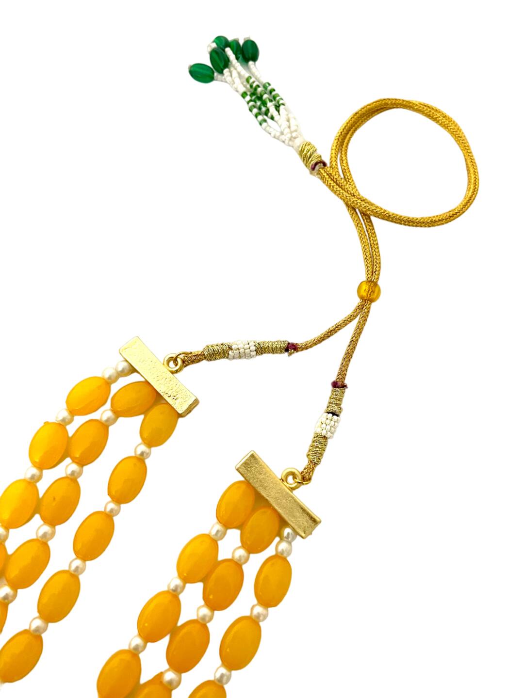 Gold Plated Alloy Earring and Necklace Set - Image 5