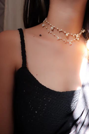 White Peral Necklace - Image 3