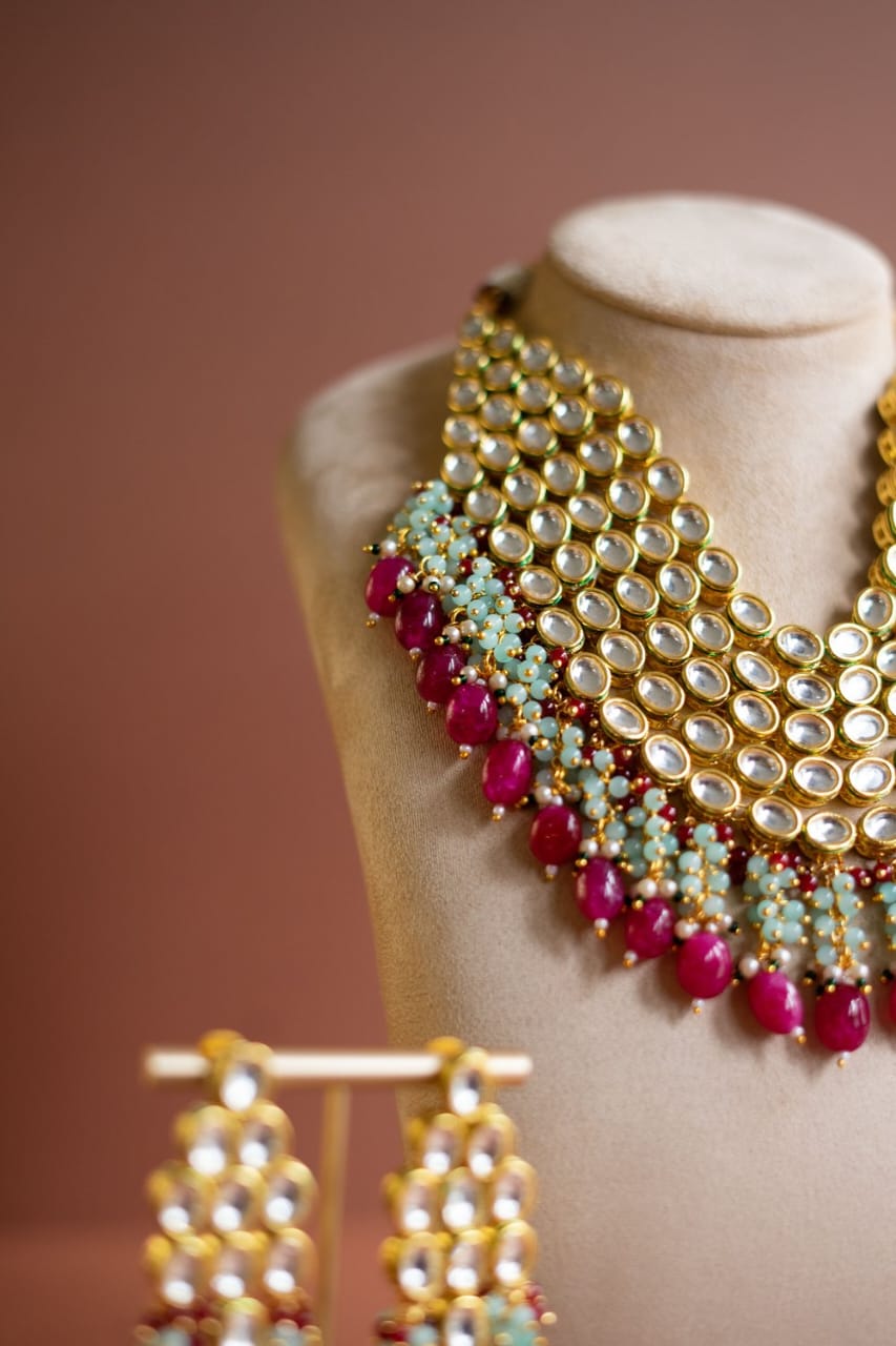 The latest Kundan jewellery Set - Image 3