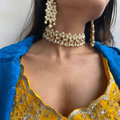Kundan Flower Necklace