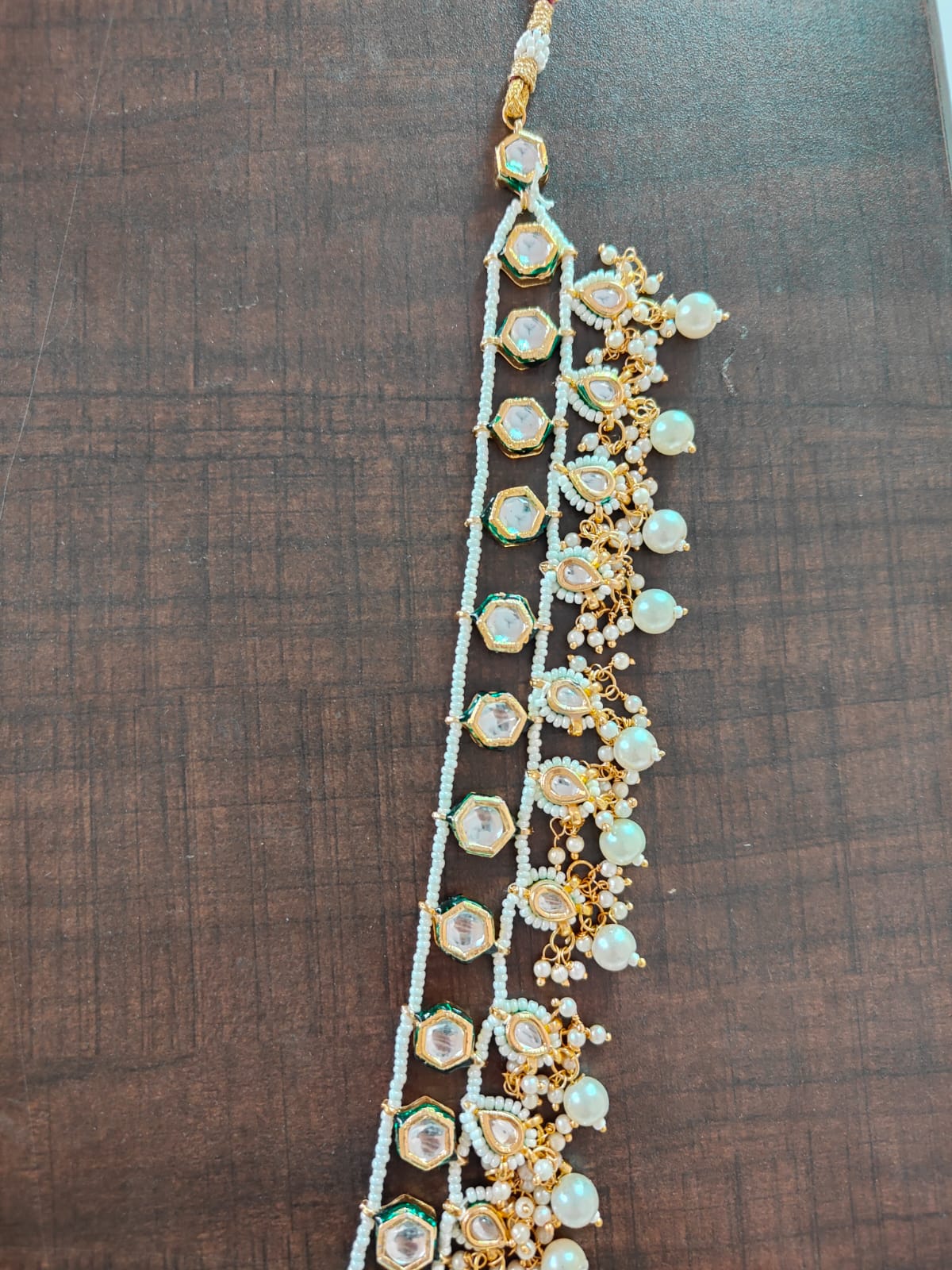 Kundan Long Necklace - Image 3