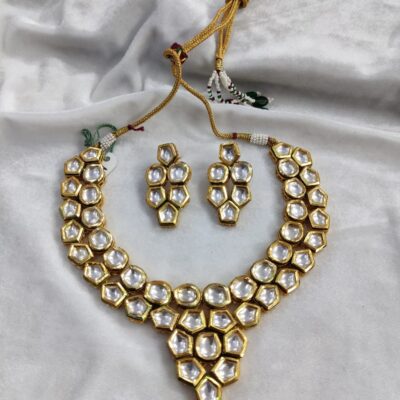 Kundan Necklace With Earrings