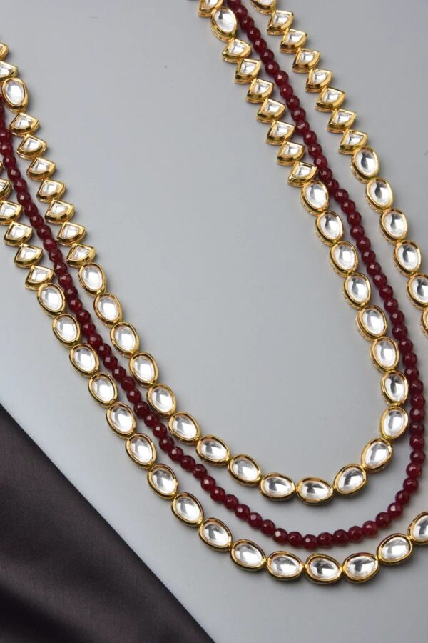 Kundan Pearl Groom Mala - Image 4