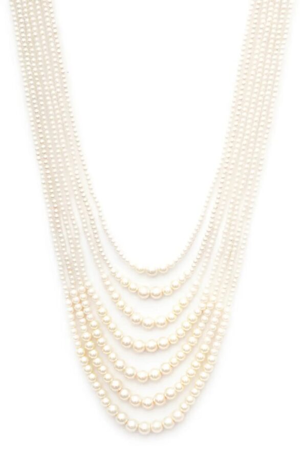 White Pearl Groom Mala - Image 4