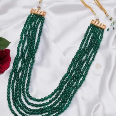 Emarald Green Layered Necklace