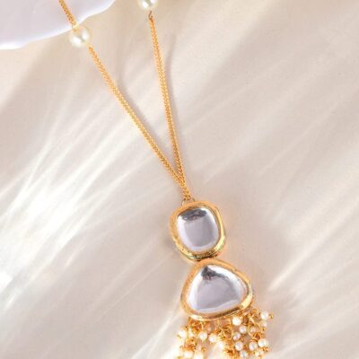 Long Kundan Chain Necklace