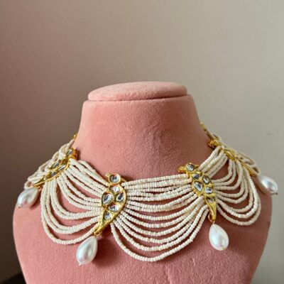 Kundan Pearl Necklace