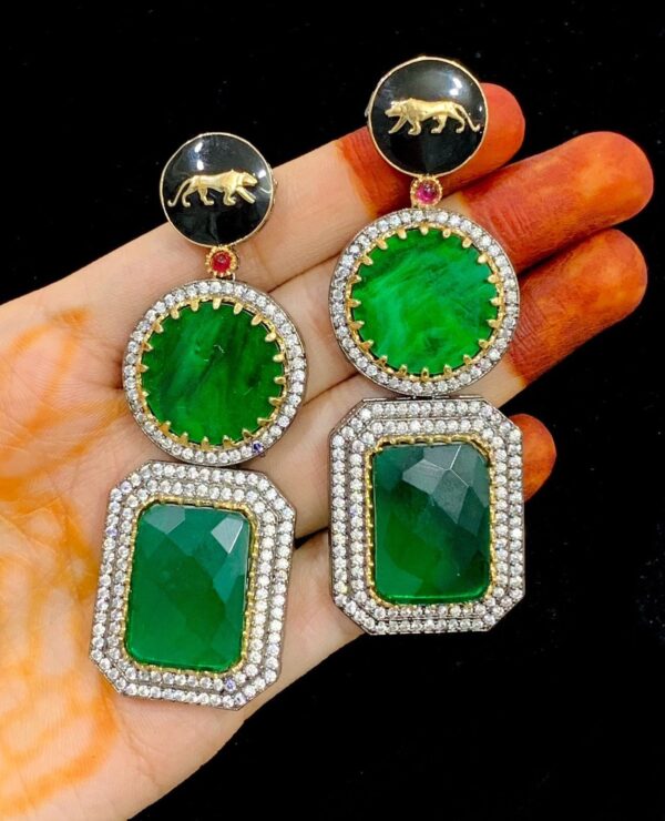 Sabyasachi Inspired Jaguar Earrings