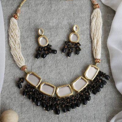 Kundan Bridal Choker Necklace Indian, Bollywood, Pakistani Jewelry for Women and Girls