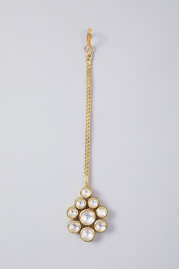 38Kundan Necklace Set/Elegant Kundan Jewellery/ Kundan Jewellery set/Fashion Necklace Set/Kundan Haar For Women And Girls/ Gift - Image 4