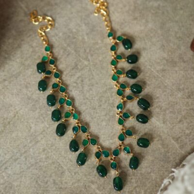 Green Kundan Necklace