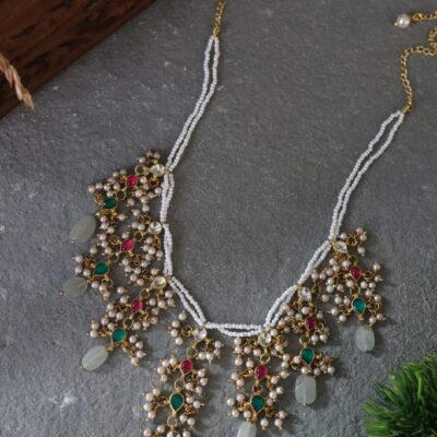 Multicolored Kundan Necklace