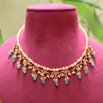 Red Kundan Necklace