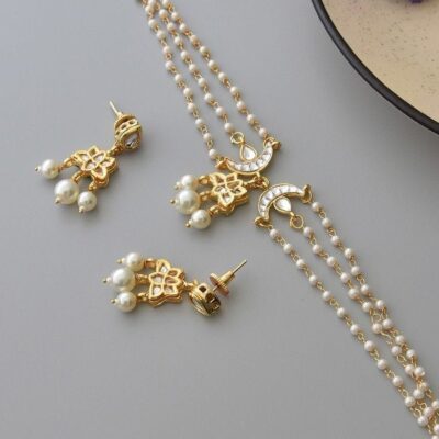 Gold Kundan Choker Set