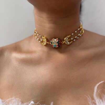 Kundan Pearl Necklace