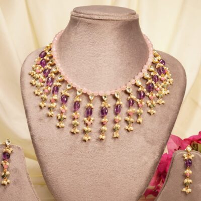 Purple Handmade Necklace
