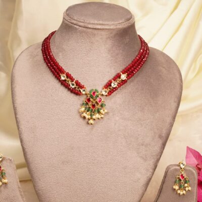 Red Handmade Necklace