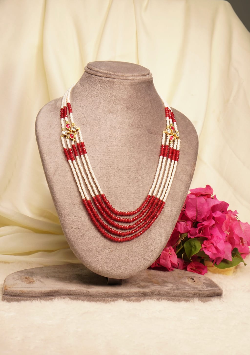 Red Beads Necklace - Image 2