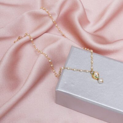 Gold Plated Kundan Necklace