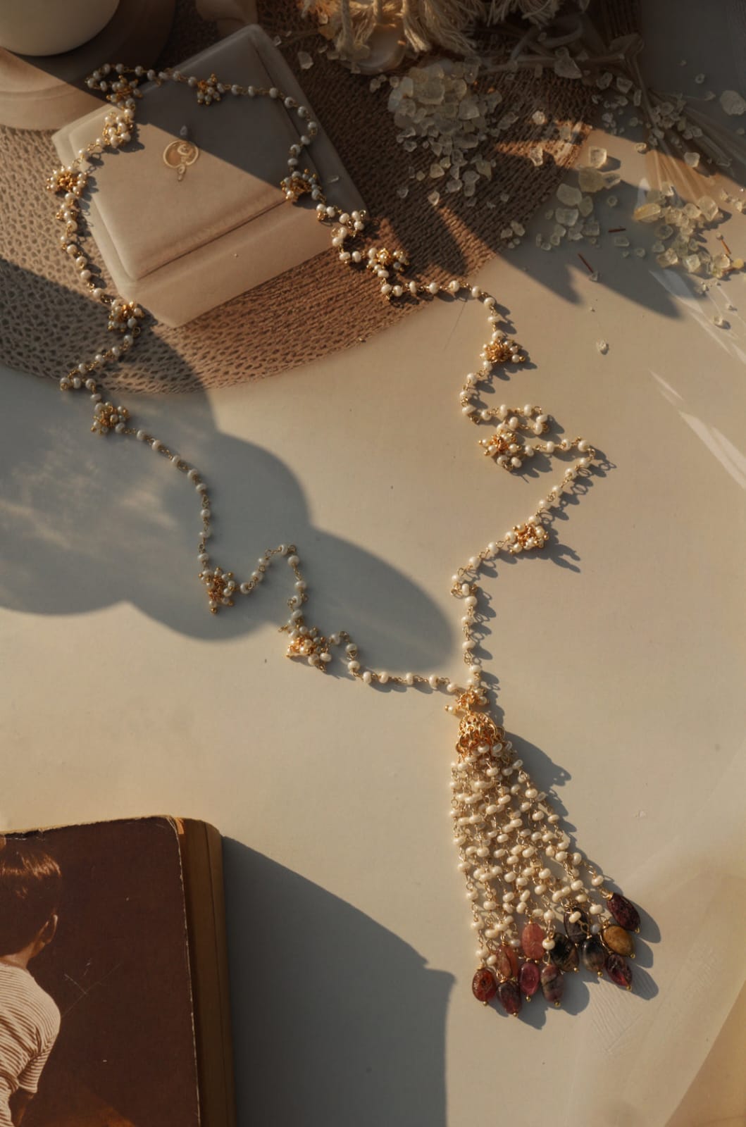 Long Pearl Necklace - Image 3