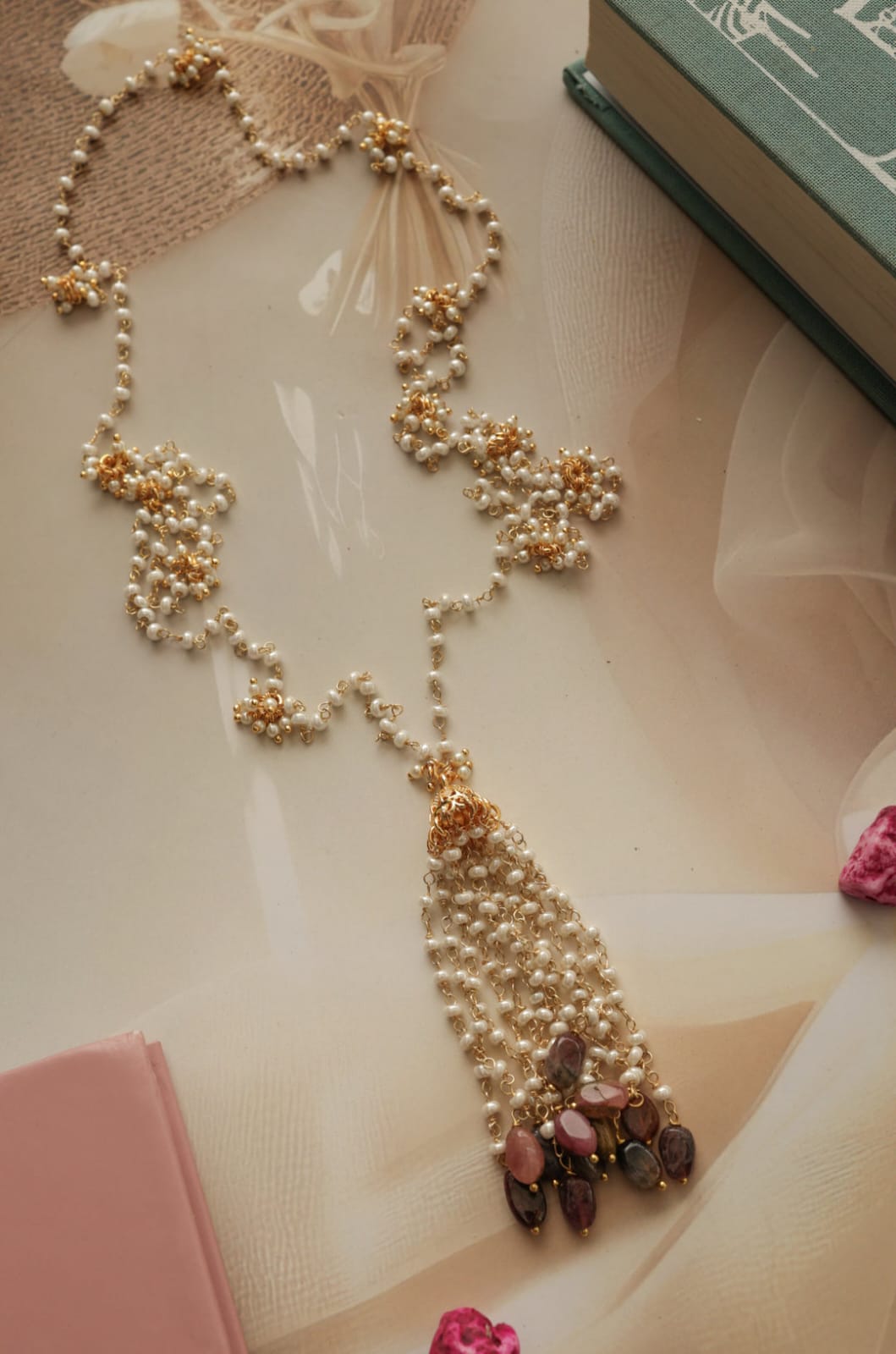 Long Pearl Necklace