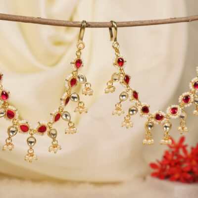 Gold Finish Ear Chain