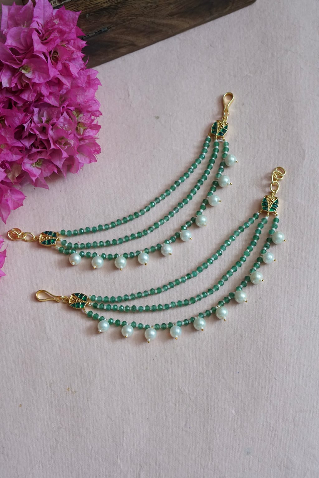 Gold Finish Ear Chain - Image 6