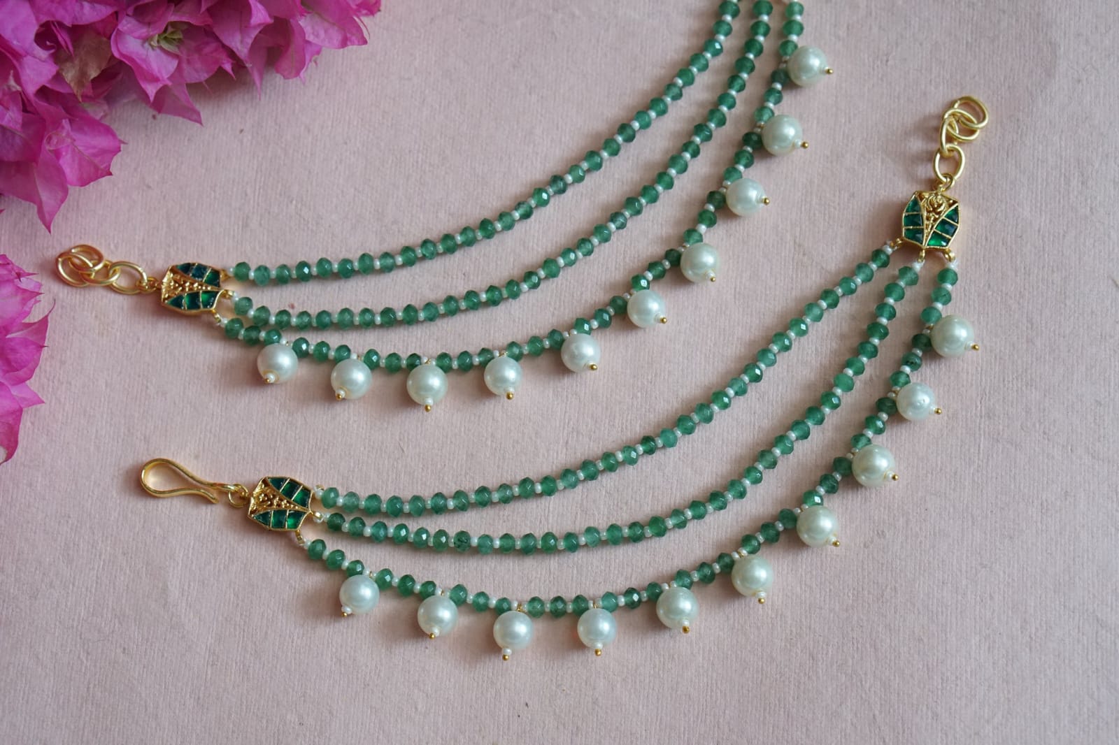 Gold Finish Ear Chain - Image 5