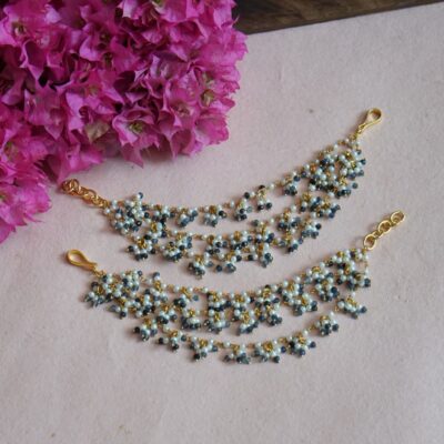 Gold Finish Ear Chain