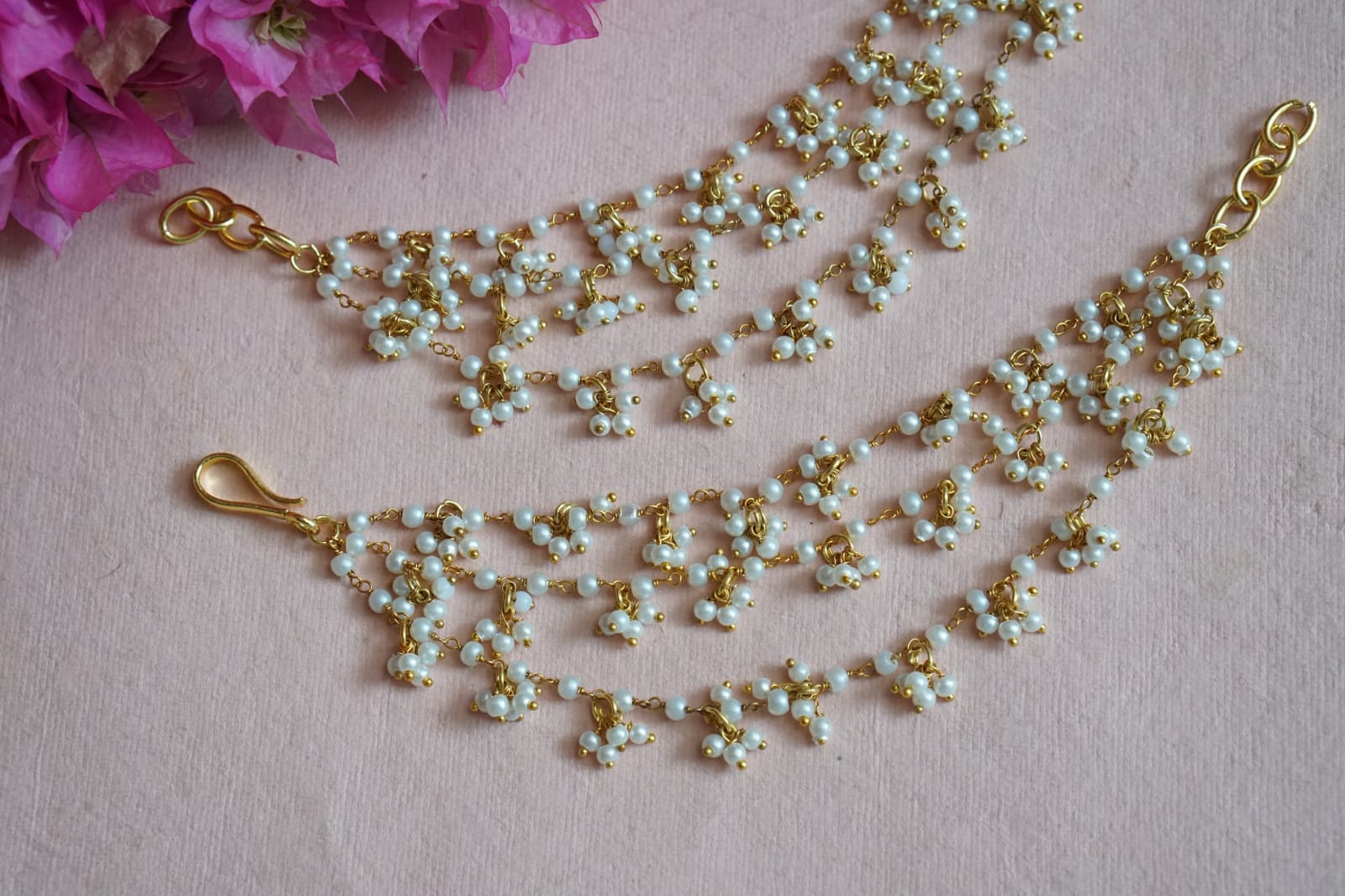 Gold Finish Ear Chain - Image 3