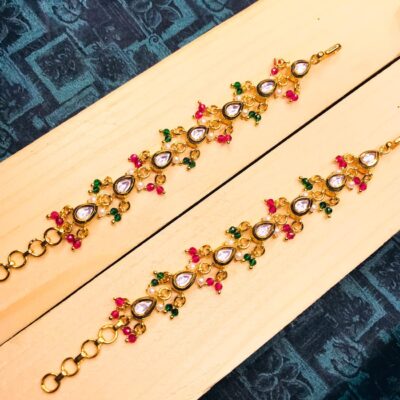 Beautiful Royal Kundan Kanoti Ear For Women