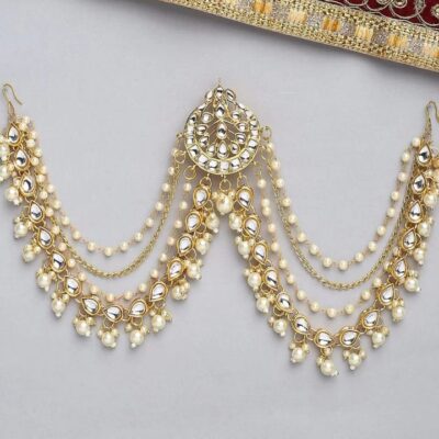Gold Tone Ethnic Sheeshphool